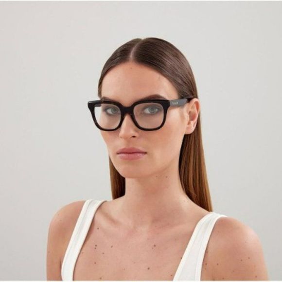 Gucci GG1173O 002 Eyeglasses Dark Havana Square Women - Picture 5 of 12